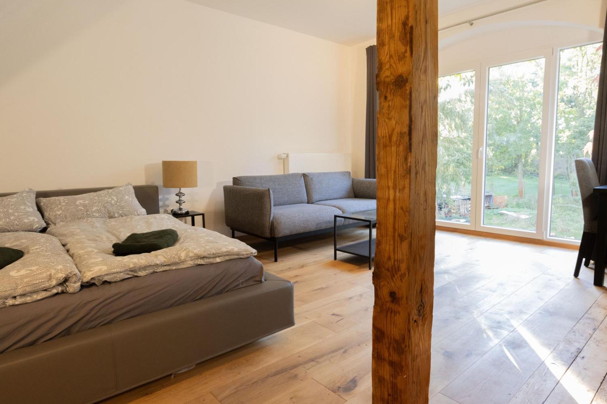 Loft Apartment Mit Grosser Badewanne A Mugeln 외부 사진